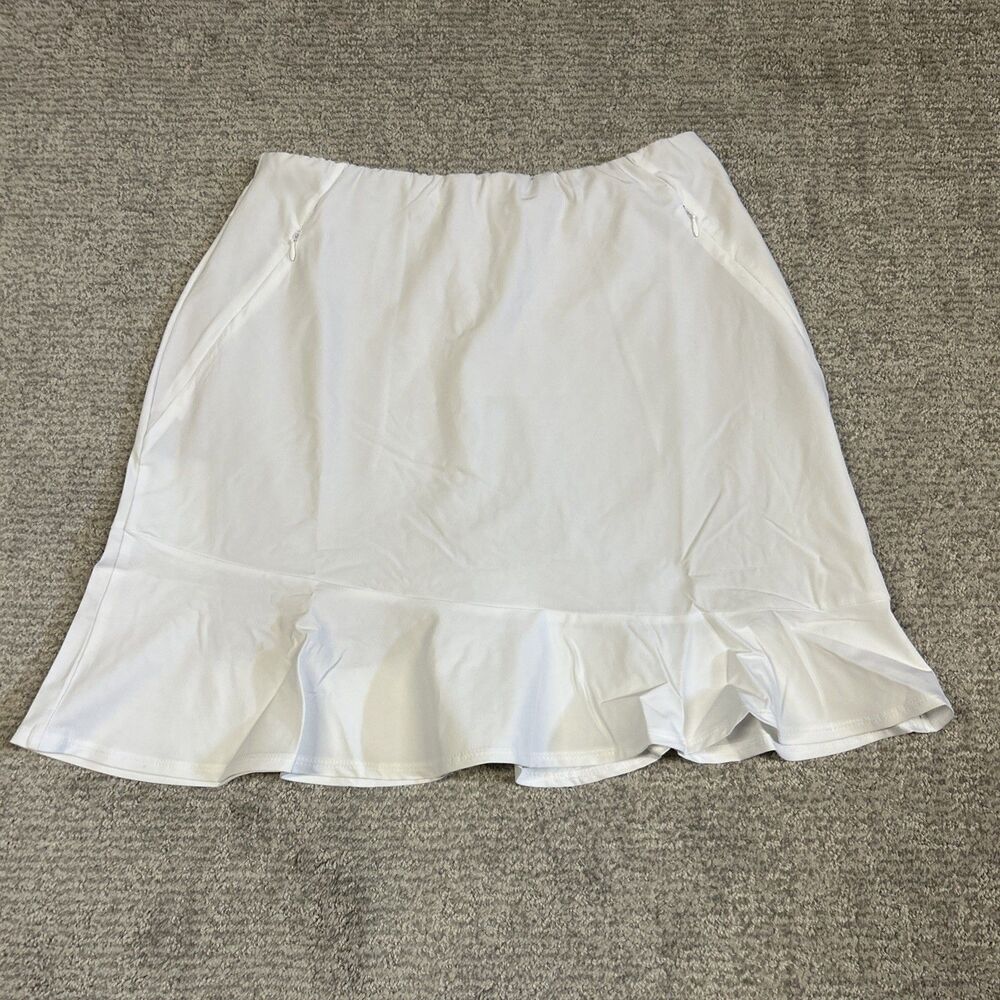 Tail Golf Skort Womens 4 White Tennis Skirt Athletic Pickleball Golf Ruffle